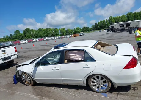 2007 Honda Accord 3.0 Ex из США, поврежденный, VIN 1HGCM66567A092289